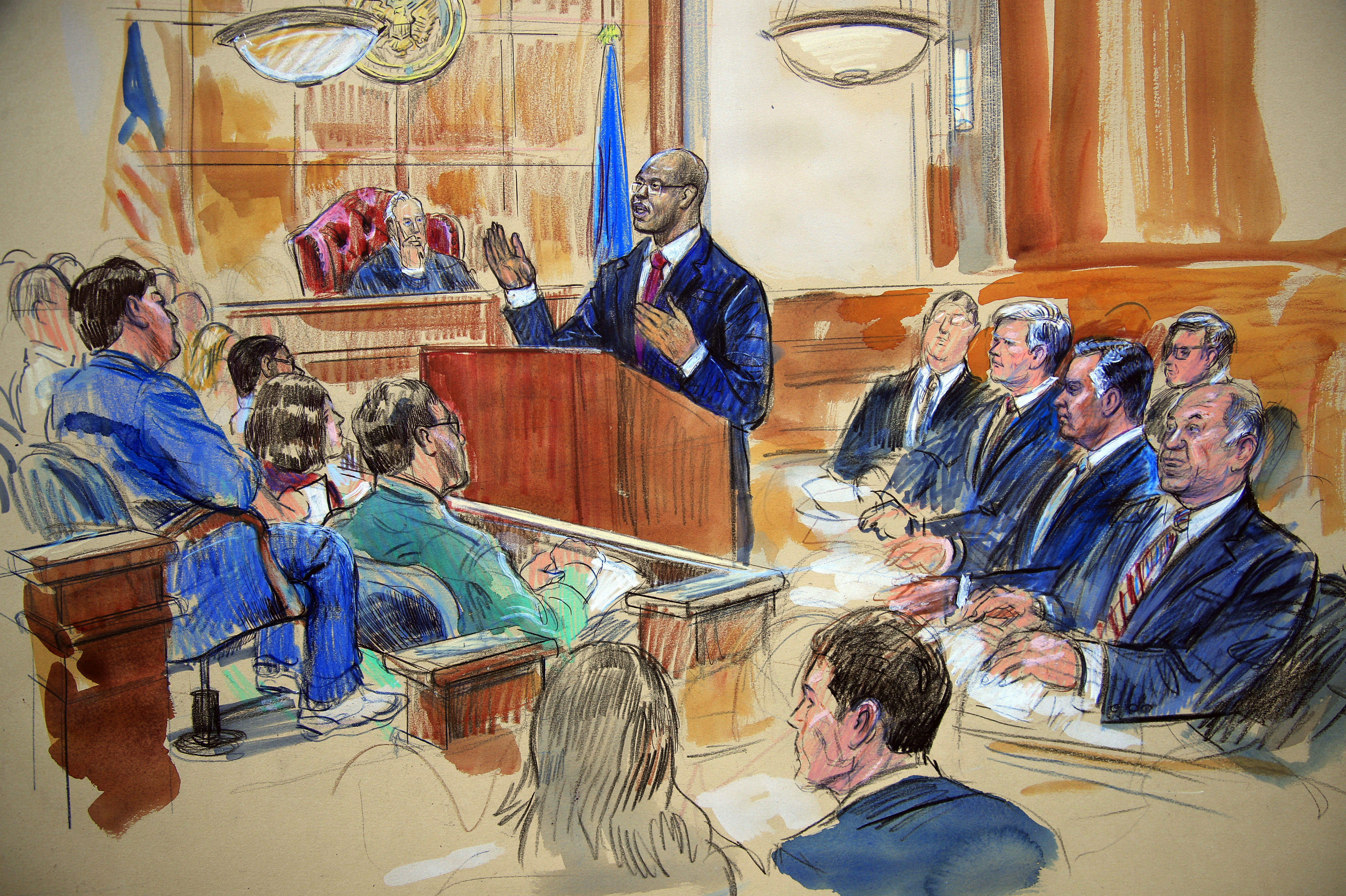 Судебное заседание рисунок