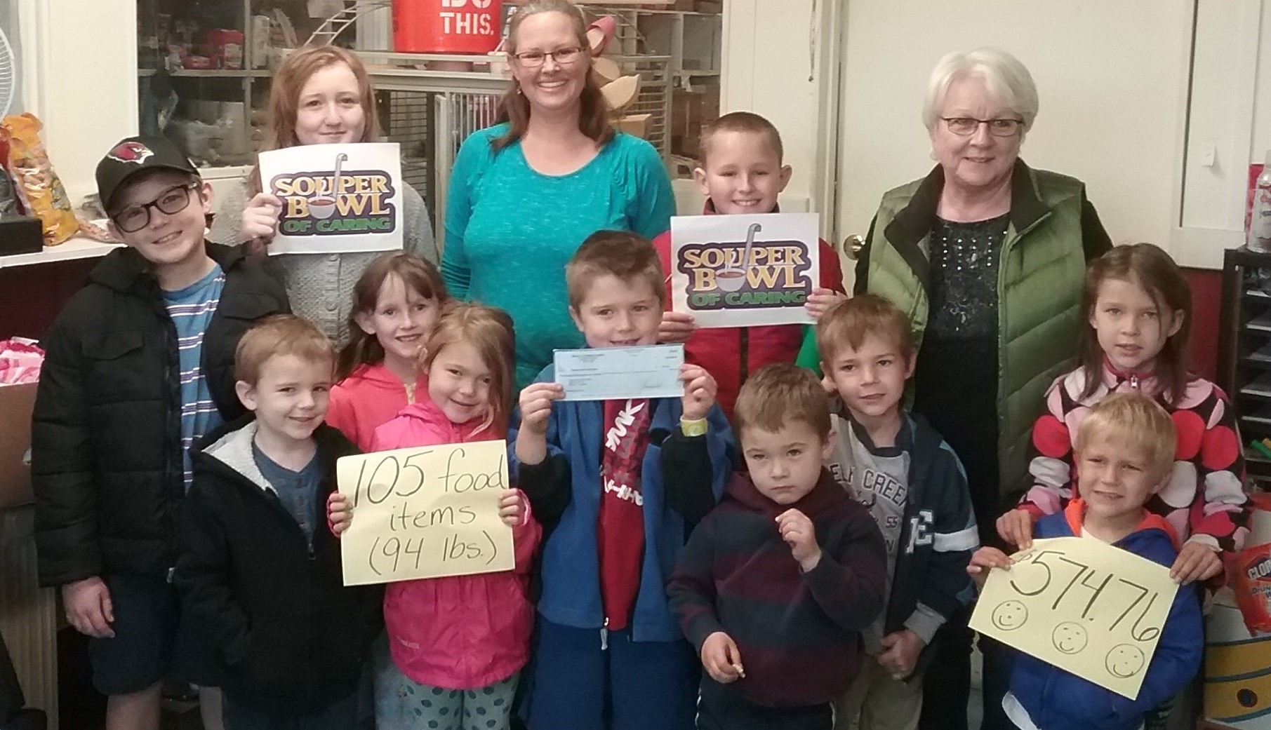 Kingman Photo Food banks accepts Souper Bowl of Caring Kingman Daily Miner Kingman, AZ