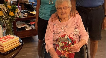 Evergreen Village resident celebrates 108th birthday on Tuesday photo