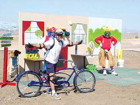 Chino Valley Fire District clowns perform one of their bike safety education skits.
Courtesy Photo
