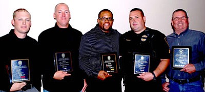 prescott police valley recognized officers achievement