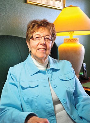 Les Stukenberg/The Daily Courier<br>Joan Walker of Prescott Valley survived two bouts of leukemia through the help of more than 300 blood and platelet transfusions.