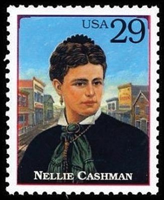 USPS Commemoratives/
Courtesy image<br>Nellie Cashman is immortalized on a 29-cent stamp issued by the U.S. Postal Service on Oct. 18, 1994. She is also remembered in Tombstone on annual “Nellie Cashman Day.”