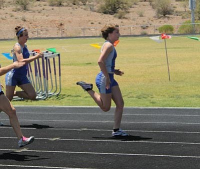 Courtesy Photo<br /><br /><!-- 1upcrlf2 -->Chino Valley's Rachel Merritt competes in the 100 meter dash.