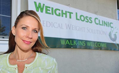 Les Stukenberg/The Daily Courier<br>
Kimberly Elias is the program director for Medical 
Weight Loss Solutions in Prescott, which opened this past June.

