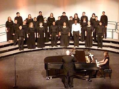 Courtesy photo<br>
Yavapai College’s Choral Union, comprised of seven choirs, will perform in a special holiday concert Saturday.
