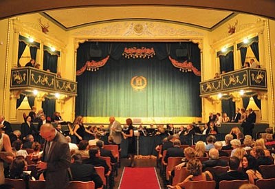 Matt Hinshaw/The Daily Courier<br>The Elks Opera House theater is seen July 16, 2010, after renovations were completed.