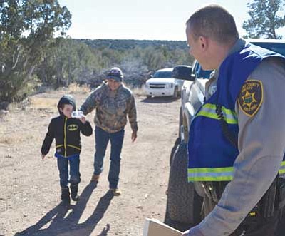 Courtesy YCSO<br /><br /><!-- 1upcrlf2 -->Yavapai County Sheriff’s Office deputies and search and rescue personnel are looking for Cole Evans, 7, who wandered off his grandmother’s property this morning.