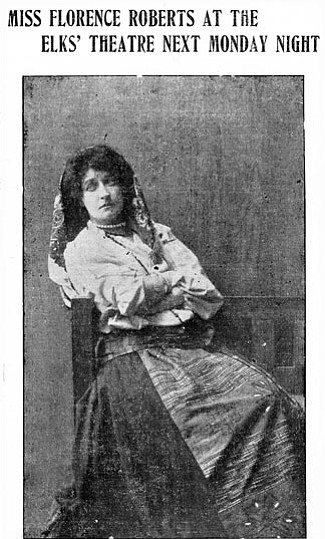 Sharlot Hall Museum/Courtesy photo <br>
Florence Roberts poses in costume as the title character from ‘Marta of the Lowlands’ in a story that appeared in the Arizona Journal-Miner newspaper dated Feb. 15, 1905.
