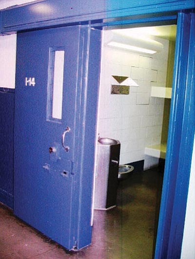 YCSO/Courtesy photo<br /><br /><!-- 1upcrlf2 -->A typical cell at the Yavapai County jail in Camp Verde is  7 by 11 feet and sleeps two inmates.<br /><br /><!-- 1upcrlf2 -->