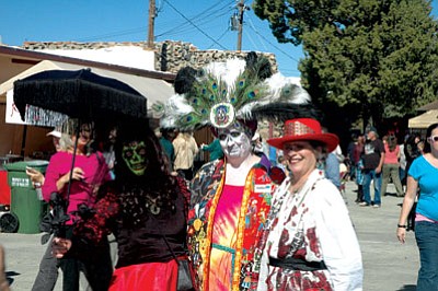 Tamara Sone/The Daily Courier<br>
The spirit of the dead was alive at the Day of the Dead celebration at the Smoki Museum on Sunday.