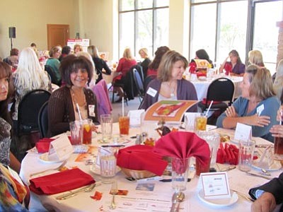 Courtesy photo<br> Businesswomen enjoy the opportunity to network with other attendees.