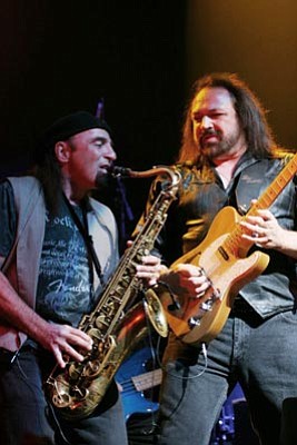 Courtesy photo<br>Sam Morrison, right, and his band will perform “Turn the Page: The Ultimate Tribute to Bob Seger” 7 p.m. Saturday at the Elks Opera House.