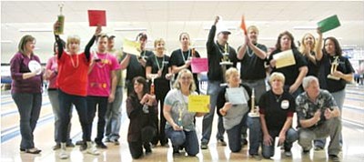 Courtesy photo<br>The Humboldt Unified School District raised more than $10,000 in Bowl for Kids’ Sake pledges, enough for 10 matches and a full year of match support.