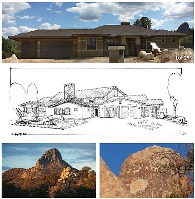 Come see new spec homes built among the natural surroundings of Enchanted Canyon at Thumb Butte