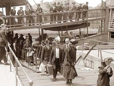 The Associated Press, file<br>
Ellis Island, in upper New York Bay, was the gateway for millions of immigrants to the United States as the nation's busiest immigrant inspection station from 1892 until 1954.