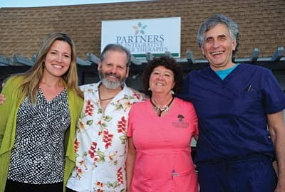 Les Stukenberg/The Daily Courier<br>Victoria Abel, Newton Bunce, Dr. Susan Godman and Dr. Robert Zieve are the principals in the Partners in Integrative Cancer Therapies on South Montezuma Street in Prescott.