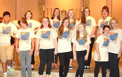 Participants in the 2014 Chaparral MusicFest pose for a photo. (Courtesy photo)