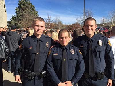 prescott police joshua dillenbeck department raises funds foundation explorer winski ian joined recently members michael left right center needs az