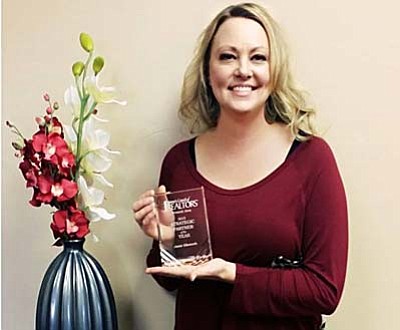 Jaime Ellsworth has been selected as the Prescott Area Women’s Council of Realtor’s strategic partner of the Year. Courtesy photo