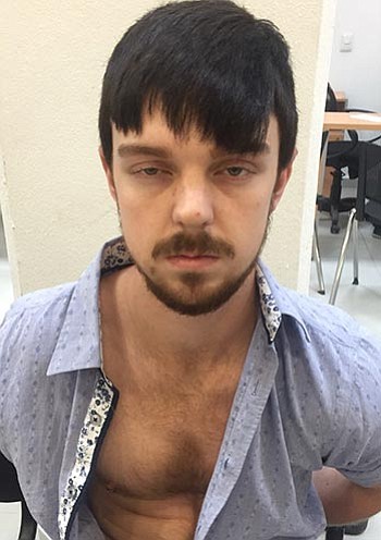 Mexico's Jalisco state prosecutor's office via AP<br>
This Dec. 28 photo shows who authorities identify as Ethan Couch, after he was taken into custody in Puerto Vallarta, Mexico.