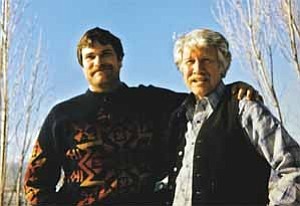 Courtesy photo
Jim Willoughby, right, and his son, Jimmy, pose together in this undated family photo. Jim, a professional cartoonist who died in 2004, drew many sketches of Jimmy, who eventually became a homeless panhandler.