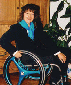 Courtesy photo – Nannette Oatley, the 2001 U.S. Open Wheelchair Tennis Champion, is also a wife, mother of four, inspirational speaker and licensed counselor.