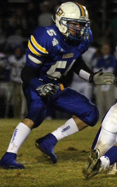 The Daily Courier<br>Prescott linebacker Bryan Barberena had a huge season for the Badgers. As a result, he earned all-state recognition.