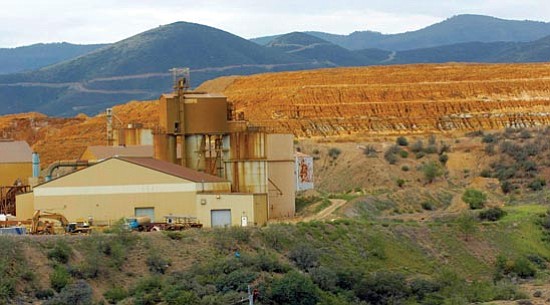 The Daily Courier<p>
The old Iron King Mine with tailings piled high in the background is seen Aug. 25, 2007.