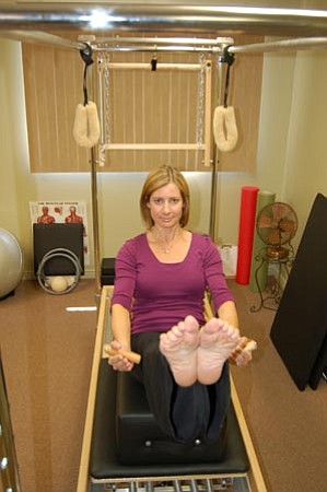 Jason Soifer/The Daily Courier<p>
Suzanne Fisher opened Pilates in Balance in Prescott earlier this month.




