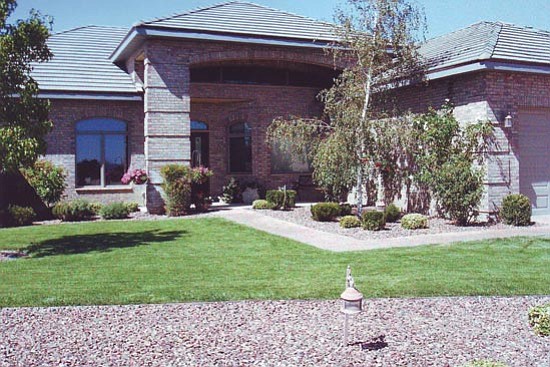 The Furrer family's landscaping at 5680 Honeysuckle Lane in Pinon Oaks was named Garden of the Month by the Alta Vista Garden Club.