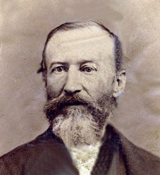 Courtesy photo<br/>Andrew L. Moeller, pictured here circa 1880, reportedly “was a man of charitable nature, good judgment and has a large number of friends.” He was a generous supporter of the Prescott Library Association.