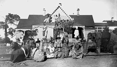 Sharlot Hall Museum/Courtesy photo<br/>The Horribles, a group of Prescottonians shown in this 1880s photo, are the theme for the Prescott Area Independents group’s two parties on Thursday, called April Foolishness, to raise money for Sharlot Hall Museum.