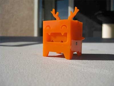 Jenny Williams/Courtesy photo<br>
A little monster robot I made at Maker Faire, at the Ponoko booth.