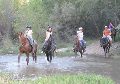 Courtesy State Parks<br>Horseback riding is one of the myriad activities at Verde River Days.