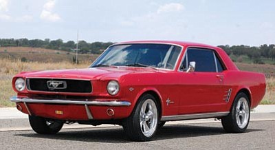 Courtesy photo<br>
Raffle tickets for this 1966 Ford Mustang are $10 each or six for $50. Only 2,500 tickets will be sold.