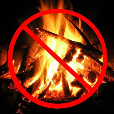 Building, maintaining, attending or using a fire, campfire, charcoal, coal, or stove fire, including fires in developed campgrounds and improved sites is prohibited. Photo/WGCN