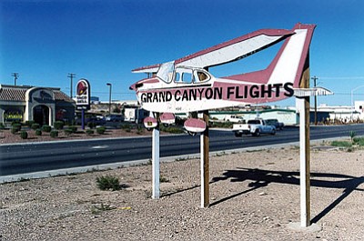 Air tour operators flew more than 55,000 trips over the Canyon in 2012, making it a $2 million a year industry by one estimate. Photo/Roadsidepictures via flickr/Creative Commonscenter.