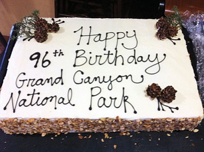 Grand Canyon National Park served cake at the visitor’s center Feb. 26. Photo/NPS