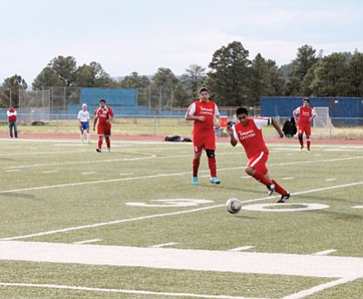 Byron Amidon lines up for a kick. Loretta Yerian/WGCN