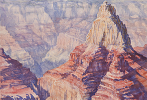 Arizona artist takes watercolor painting to Grand Canyon's North Rim ...