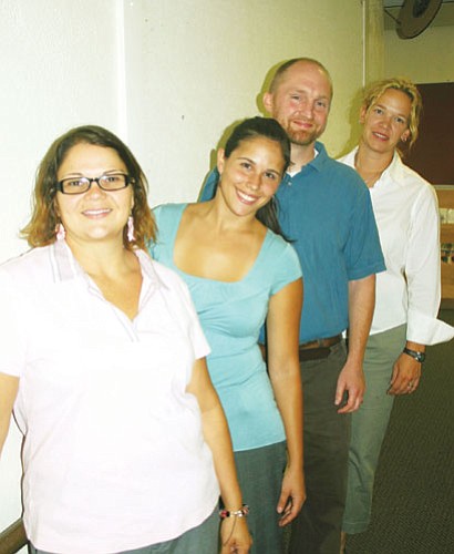 <br>Patrick Whitehurst/WGCN<br>
Pictured from left to right is Tori Carrasco, Jessica McBee, Greg Cain and Jennifer Marshall.