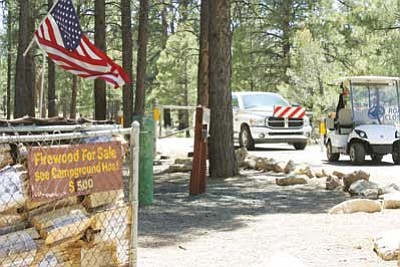 <br>Patrick Whitehurst/WGCN<br>
The Ten X Campground near the South Rim remains open, though fire restrictions are now in effect on the Tusayan Ranger District.