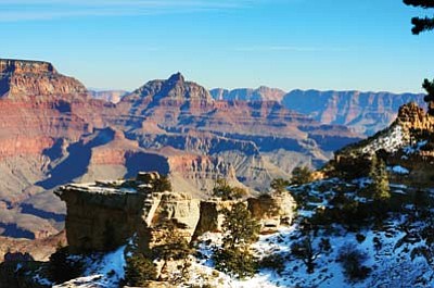 Ryan Williams/WGCN<br>
An unidentified woman fell off the edge of the Grand Canyon Feb. 9.