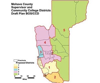 Mohave County District Map Proposed Redistricting Maps Released | The Kingman Miner Miner | Kingman, Az