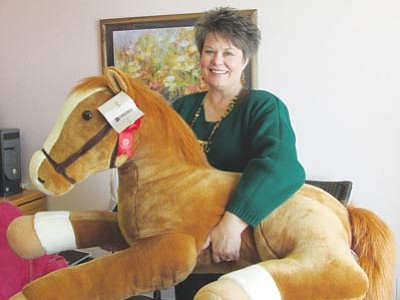 huge stuffed horse