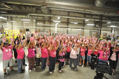 krmc competing in ,000 'pink glove' contest kingman