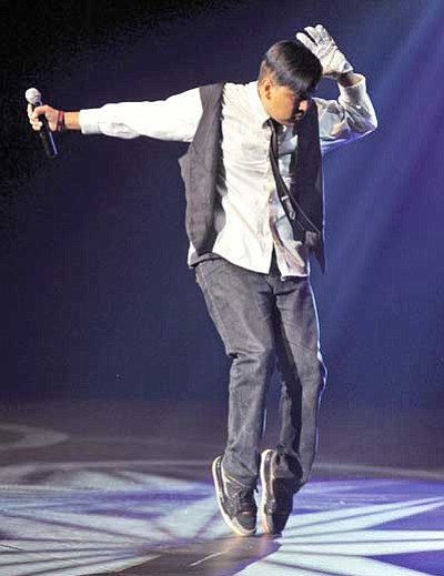 Courier file photo<br>
Matthew Lomayestwa at the 5th annual Prescott Idol Finale. He placed second.