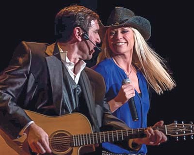 The audience will be stompin’ their boots and singing along as Nashville Gold, featuring the music of the greatest country artists of all time, comes to the Elks Theatre and Performing Arts Center Friday, Jan. 15. Each facet of country music is included, from everyone’s favorite kings and queens of country to musical outlaws, urban cowboys and honky-tonk heroes. (Courtesy/TAD Management)