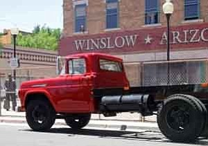 Sotc Foundation Parks A Flatbed Ford On The Corner Navajo
